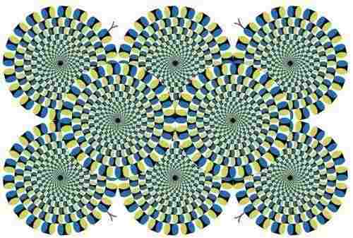 Эту иллюзию изобрел японский психиатр Акиоши Китаока. Он утверждает, что иллюзия неподвижна для спокойных,…
